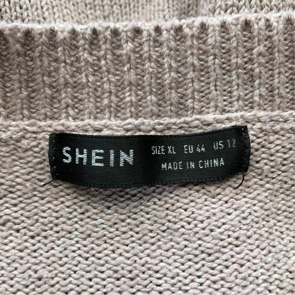 SHEIN Lune Drop Shoulder Knit Sweater - Picture 5 of 8